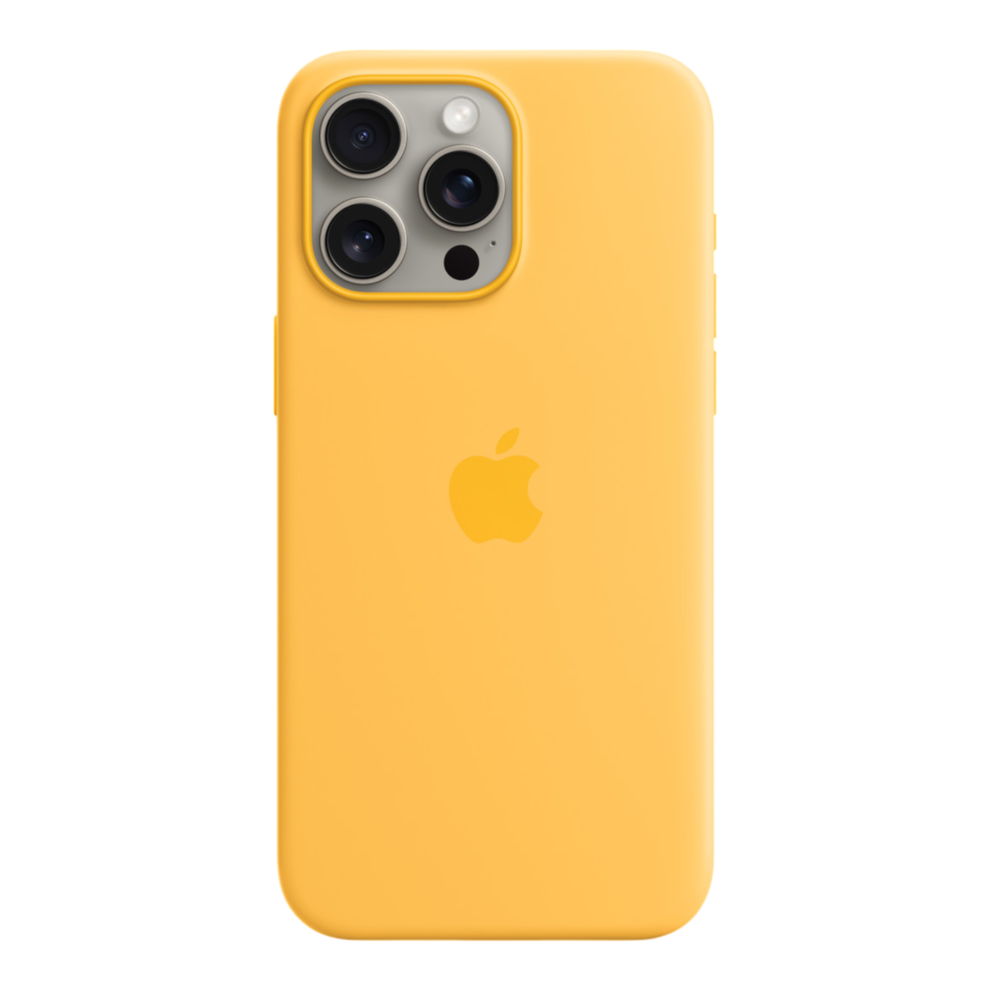 iPhone 15 Pro Max Silicone Case with MagSafe - Sunshine - alAsil
